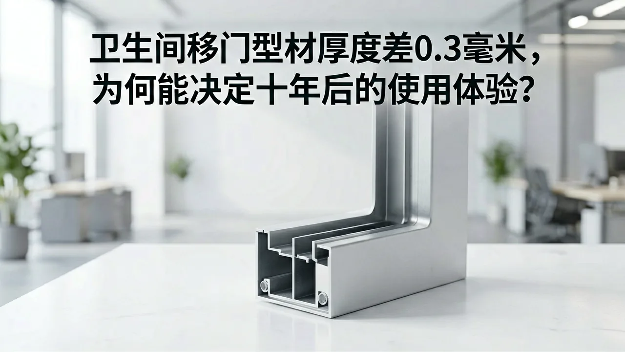 卫生间移门型材厚度差0.3毫米，为何能决定十年后的使用体验？